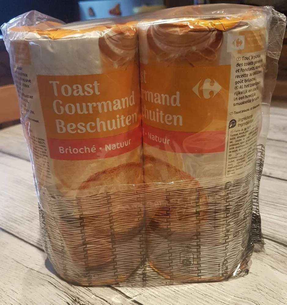 Toast Gourmand Brioché Carrefour