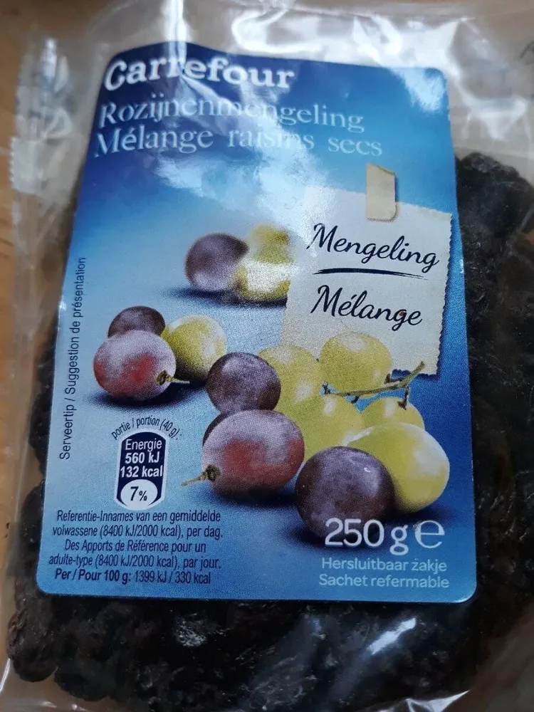 Mélange raisins secs