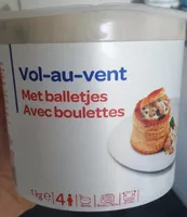 Vol-au-vent avec boulettes