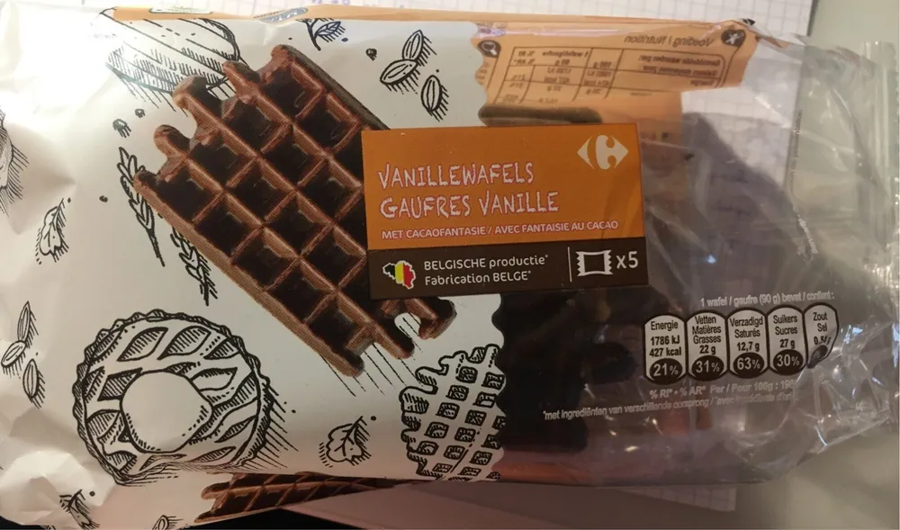 Gaufre fantaisies cacao