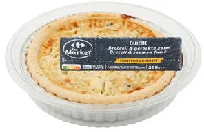CAR Quiche brocoli saumon fumé