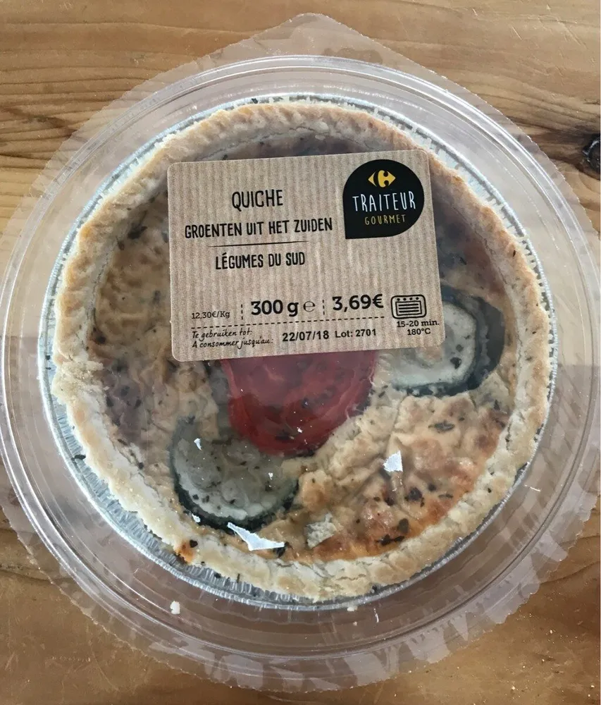 CAR Quiche légumes du sud