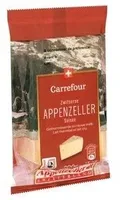 Carrefour Appenzeller Suisse Lait Thermisé et Lait Cru