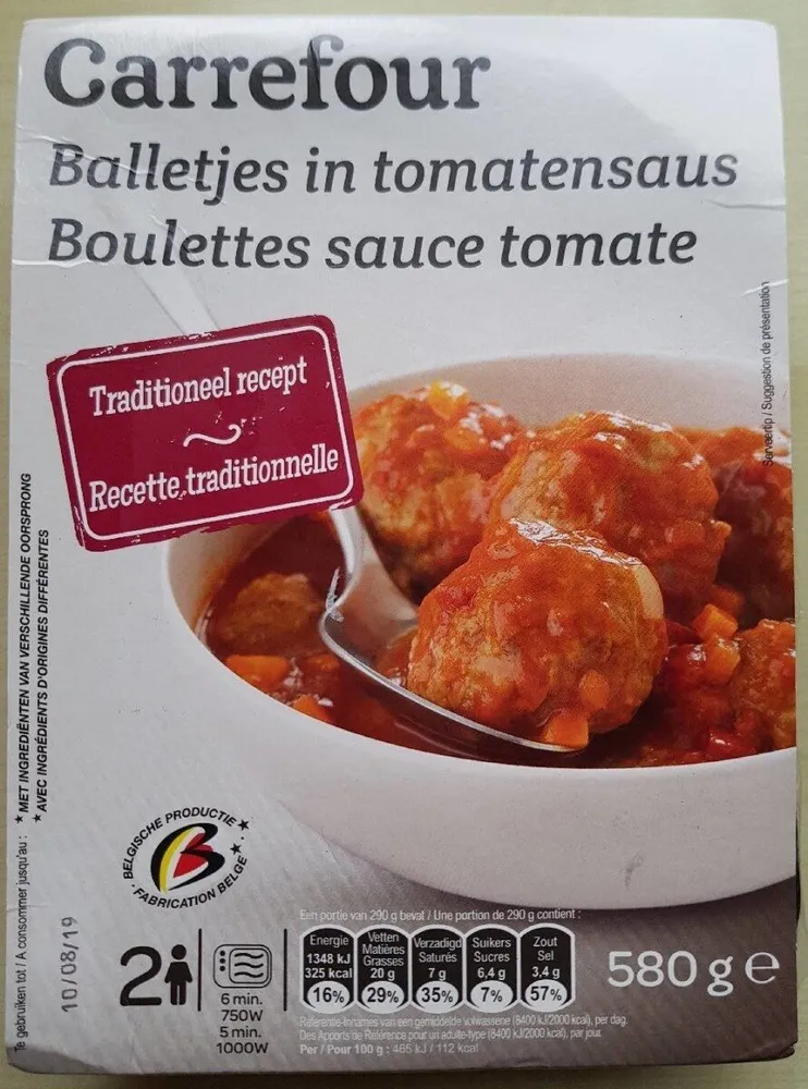 Boulettes sauce tomate