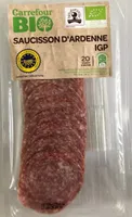 Saucisson d'ardenne IGP bio