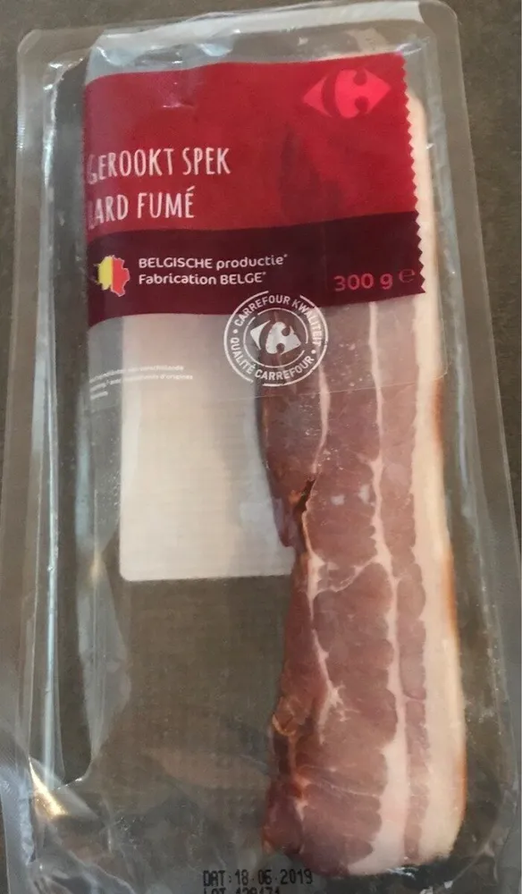 Carrefour Classic' Lard Fumé Tranches Épaisses