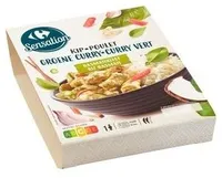 Carrefour Sensation Poulet Curry Vert Riz Basmati
