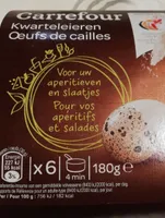 CAR Oeufs de caille - 18 pces