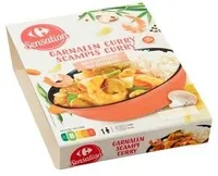 Carrefour Sensation Scampis Curry Riz Basmati