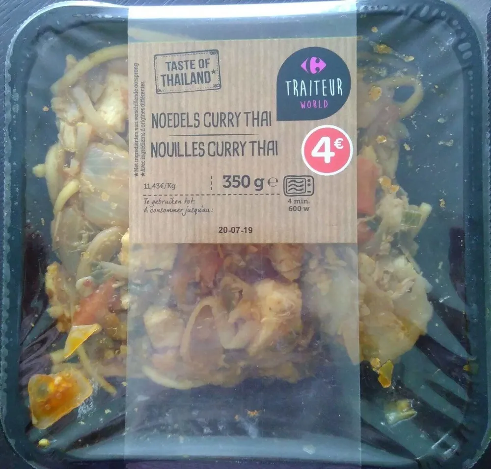 CAR Nouilles curry Thai