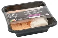 CAR Scampis curry rouge et riz