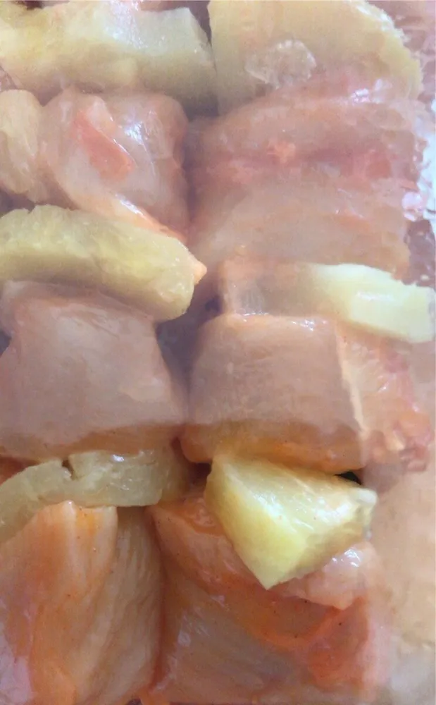 Carrefour BBQ Brochette de Poulet Ananas