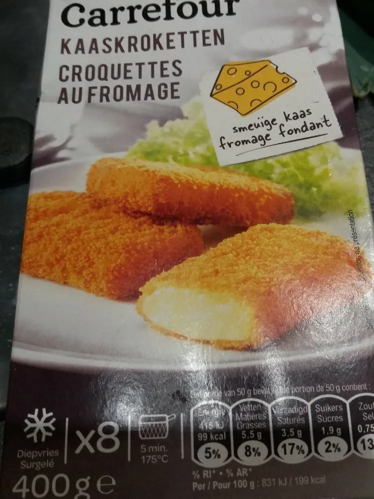 Carrefour Classic' Croquettes au Fromage 8 Pièces