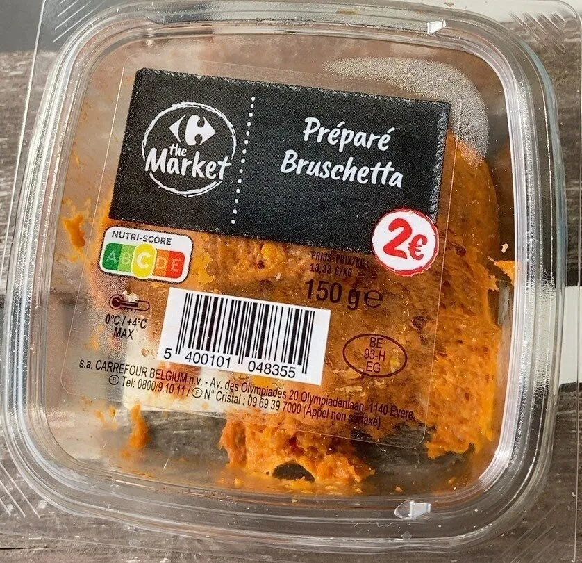 Préparé Bruschetta