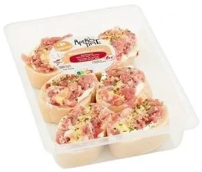 Carrefour Sensation Bruschetta Capra Fromage Chèvre,Lardons,Miel