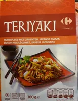 Teriyaki boeuf aux légumes, saveur japonaise
