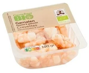 Carrefour Bio Crevettes Décortiquées & Cuites