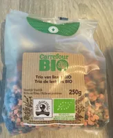 Trio de lentilles bio