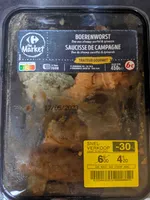Carrefour The Market Traiteur Gourmet Saucisse de Campagne Duo de Stoemp Carottes & Épinards