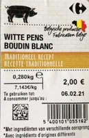 Carrefour The Market Boudins Blanc 2pcs