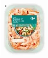 Carrefour Crevettes Roses Cuit & Décortiqué 20/30 ASC