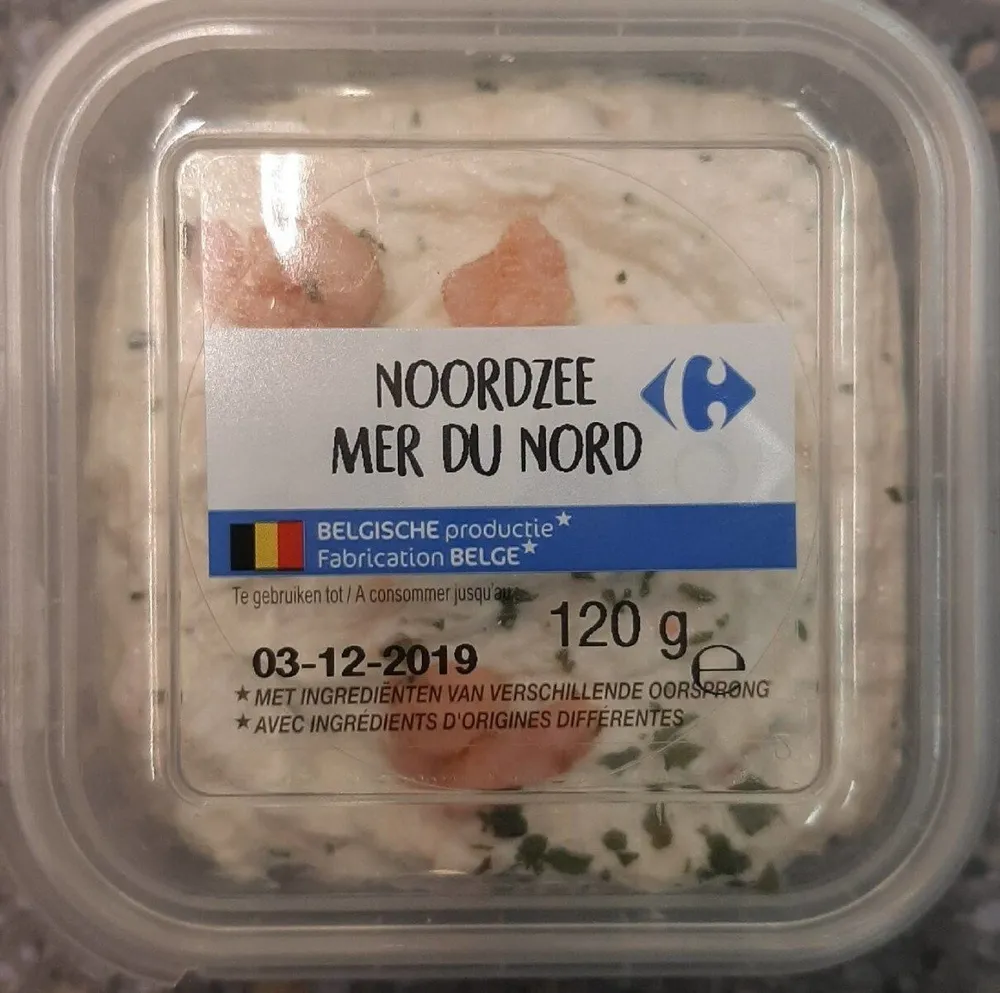 Carrefour Extra Salade Cabillaud & Crevettes Roses