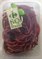 Spaghetti de betterave rouge