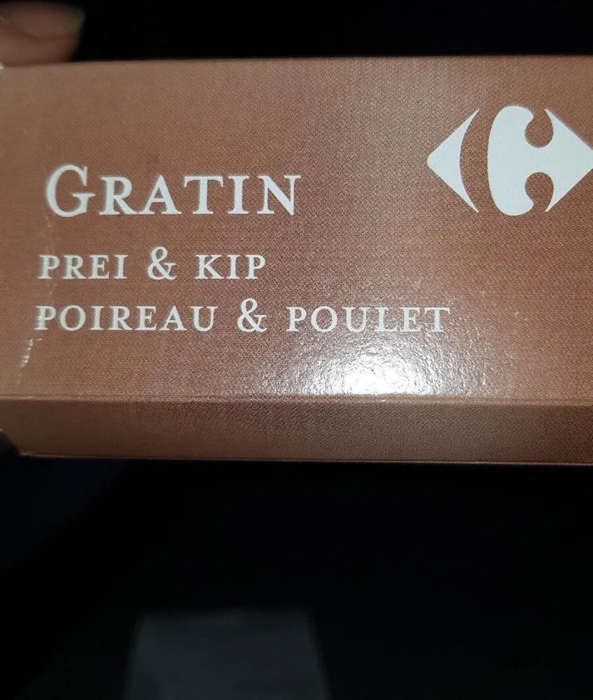 Gratin Pomme de terre, poireaux & poulet