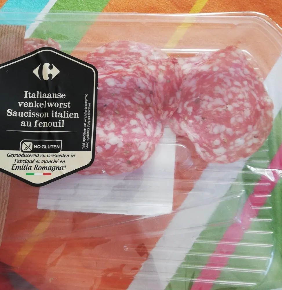 Carrefour Saucisson Italien au Fenouil