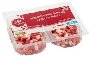 Carrefour Classic' Lardons Fumés - 25% Sel