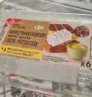 Carrefour Gauffres à la Crème Pâtissière 80g 4+2 gratuit