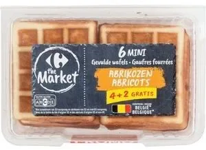 Carrefour Gaufres aux Fruits Abricots 80g 4st + 2 gratuit