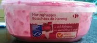 Bouchées de hareng sauce betterave rouge