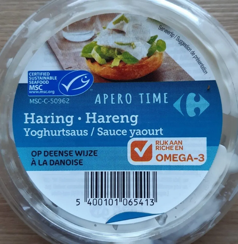 Hareng à la Danoise - sauce yaourt