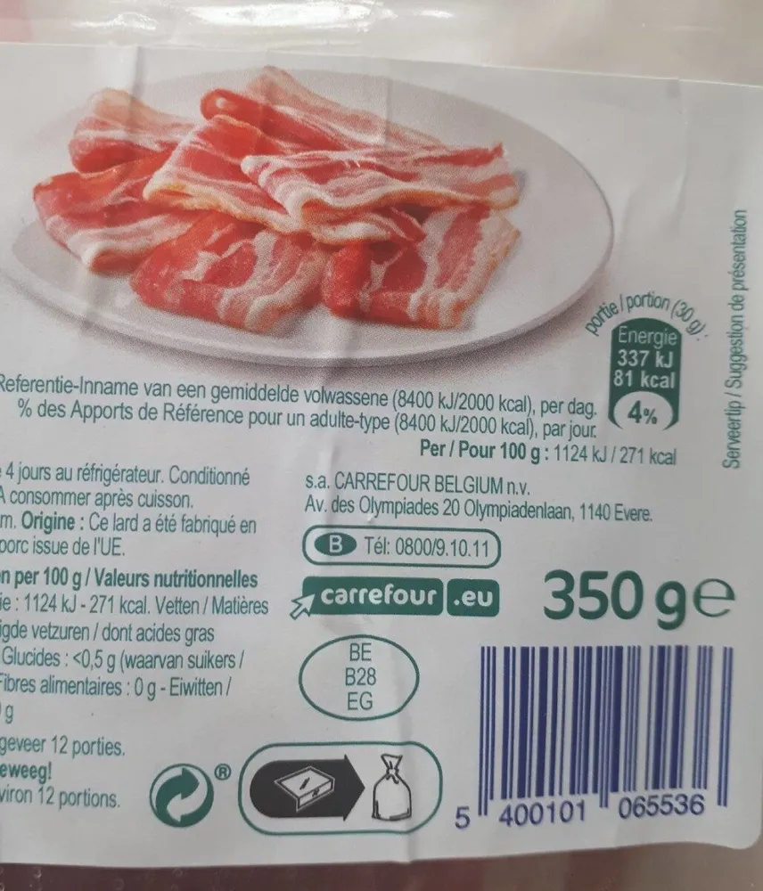 Lard fumé