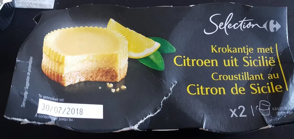 Croustillant au citron de sicile