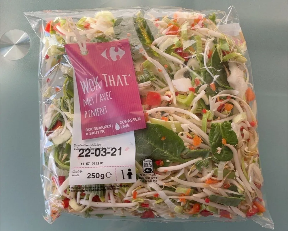 Carrefour Wok Thai avec Piment Rouge