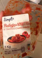 Boulettes sauce tomate