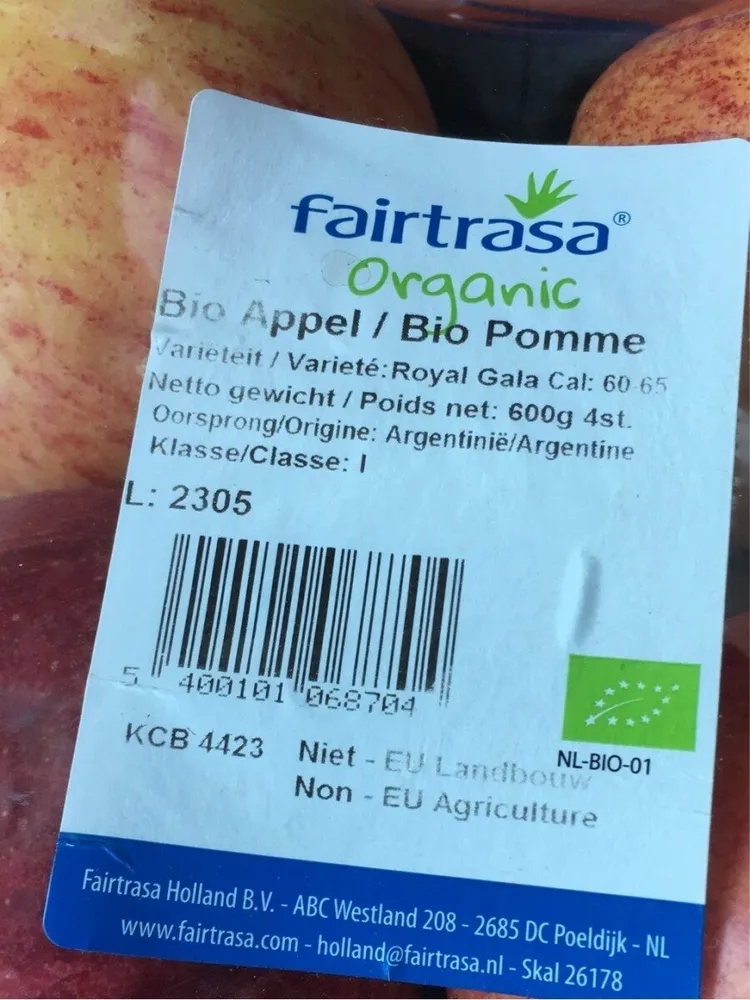 Pommes bio