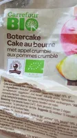 Cake au beurre aux pommes crumble