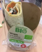 Wraps poulet&crudités