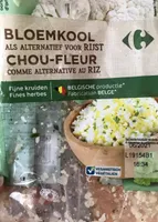 Chou-fleur fines herbes comme alternative au riz