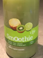 Smoothie Ananas-Kiwi-Citron vert
