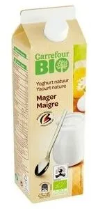 Carrefour Bio Yaourt Nature Maigre