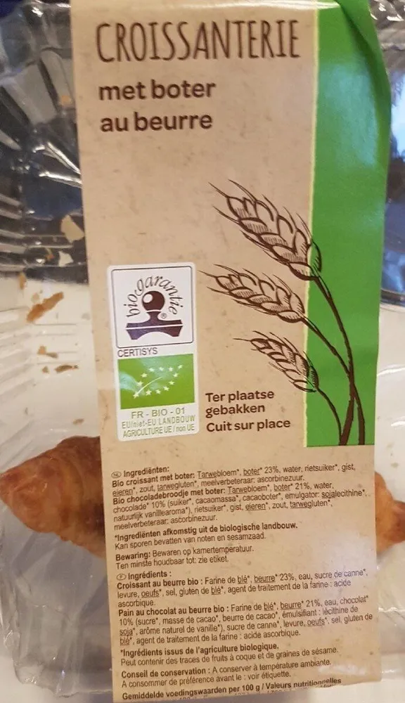 Croissanterie au beurre bio