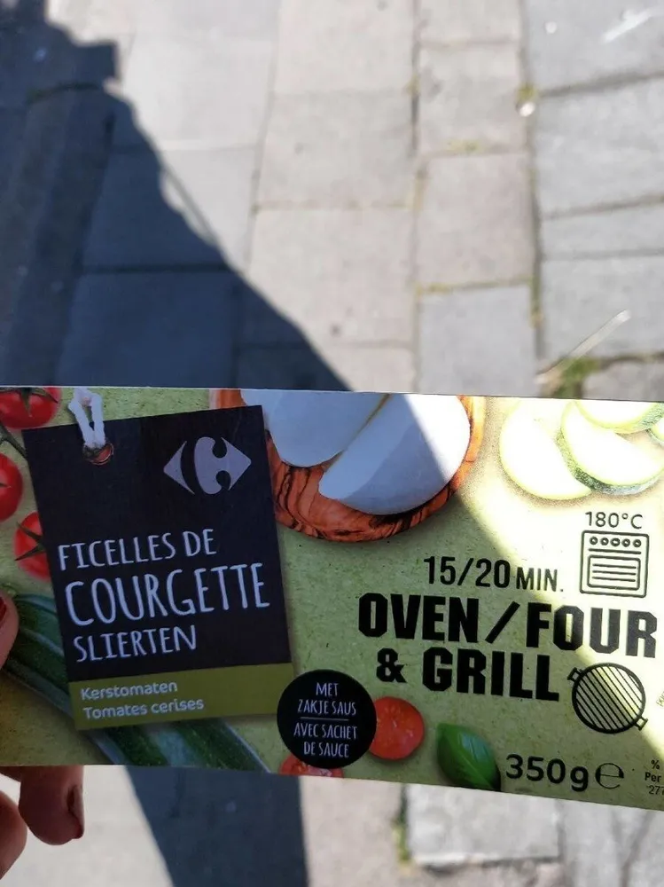 Ficelles de courgette