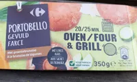 Portobello gevuld met groentebrunoise