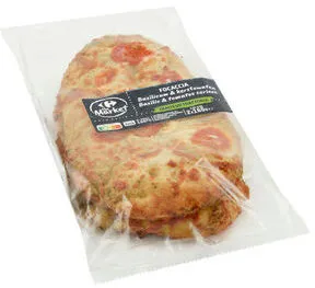 Carrefour The Market Focaccia Basilic & Tomates Cerises