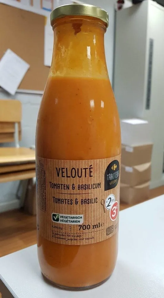 Velouté tomates & basilic