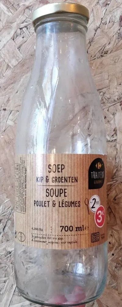 Soupe poulet et légumes